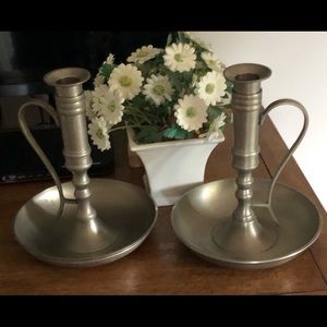 Vintage candle sticks